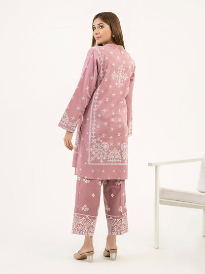 2 Piece Khaddar Suit-Embroidered(Pret)