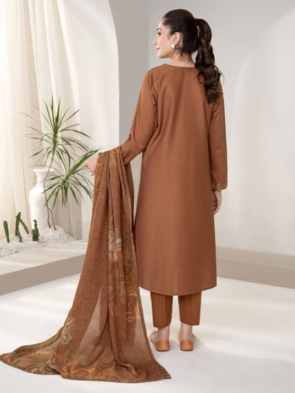 3 Piece Khaddar Suit-Embroidered(Unstitched)