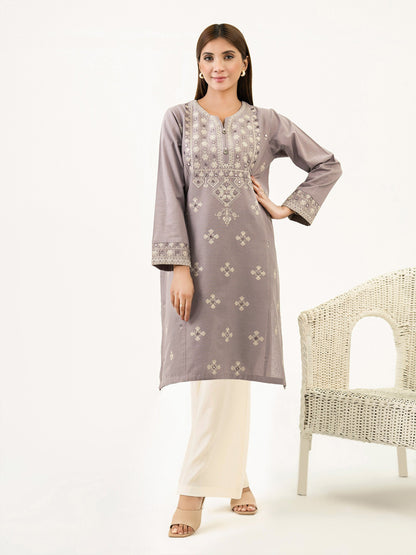 Khaddar Shirt-Embroidered (Pret)