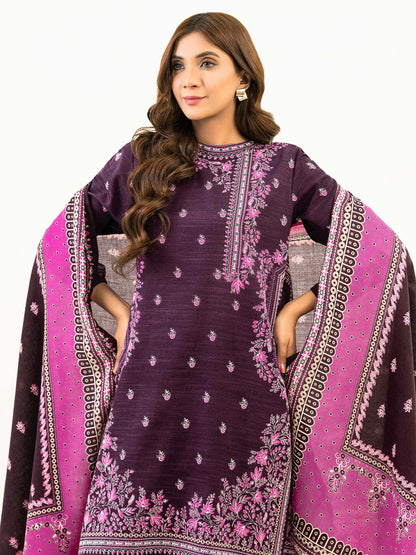 3 Piece Khaddar Suit-Printed(Pret)