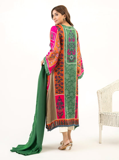 2 Piece Silk Suit-Printed (Pret)