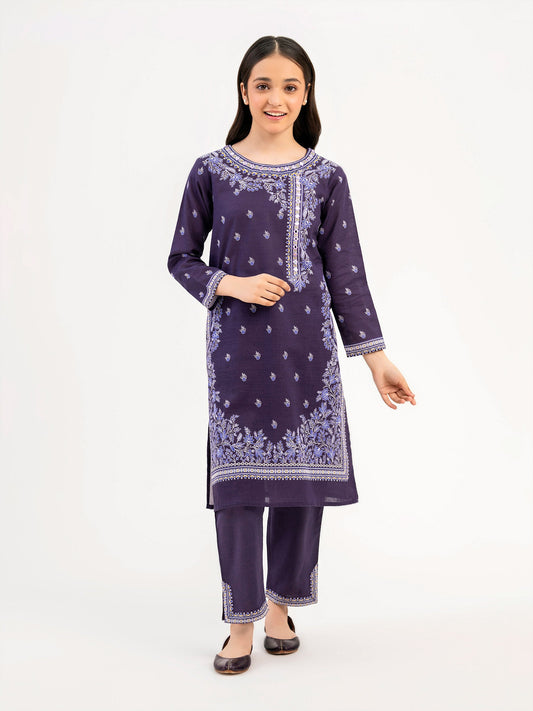 2 Piece Khaddar Suit-Printed