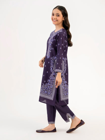 2 Piece Khaddar Suit-Printed