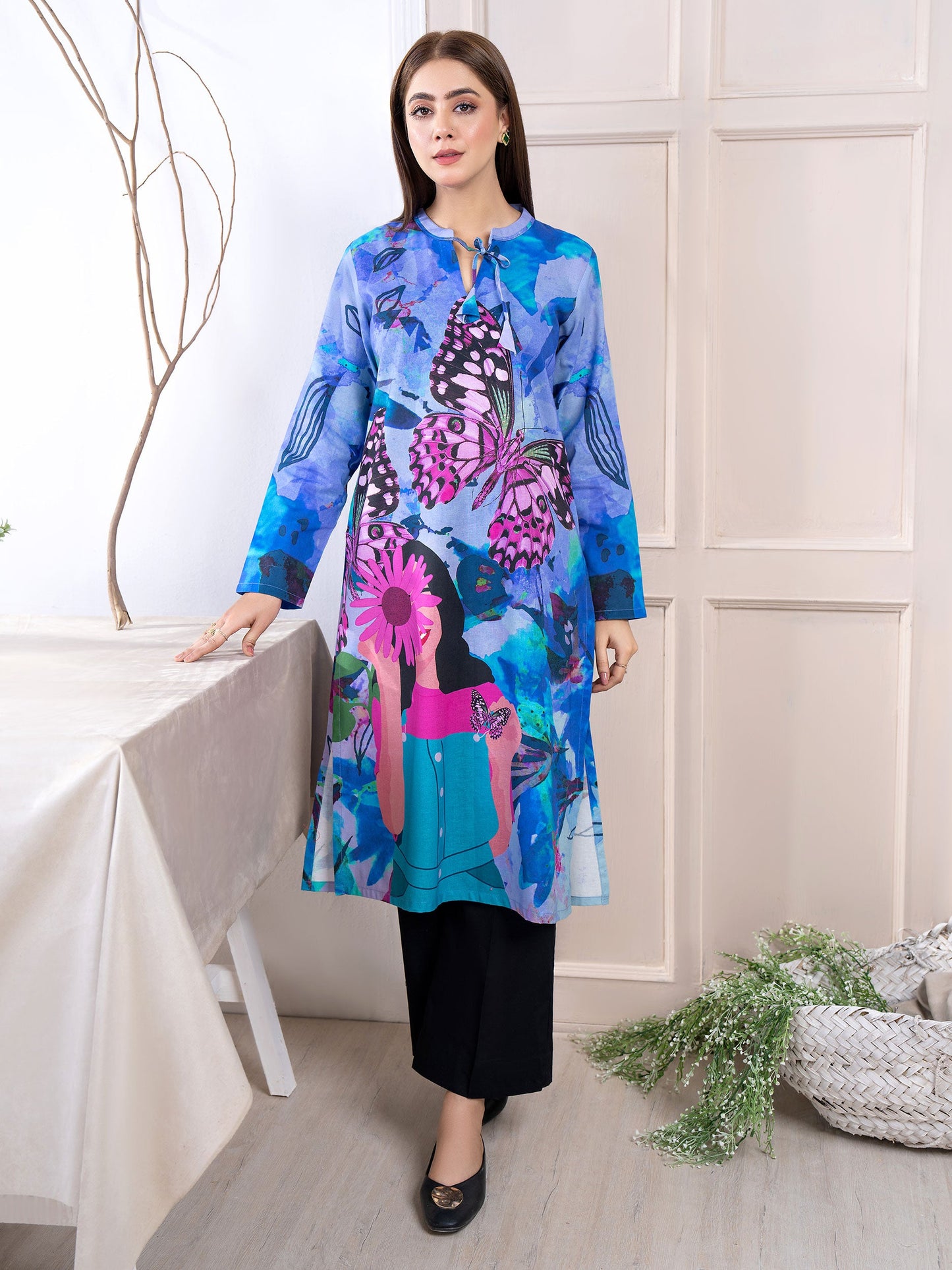 Khaddar Shirt-Printed(Unstitched)