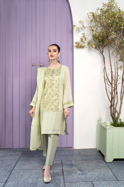 Eraj Hussain - Twinkling Treasure - Mint - Stitched