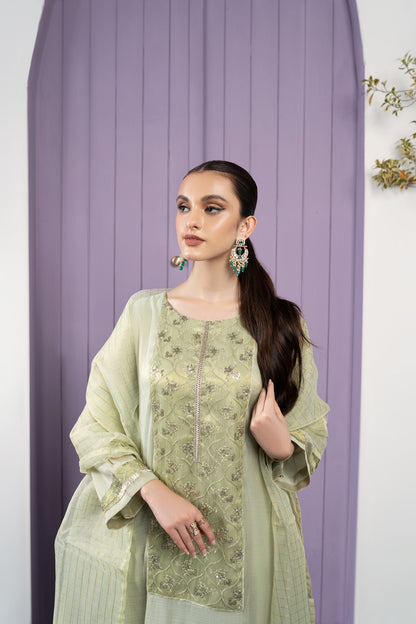 Eraj Hussain - Twinkling Treasure - Mint - Stitched
