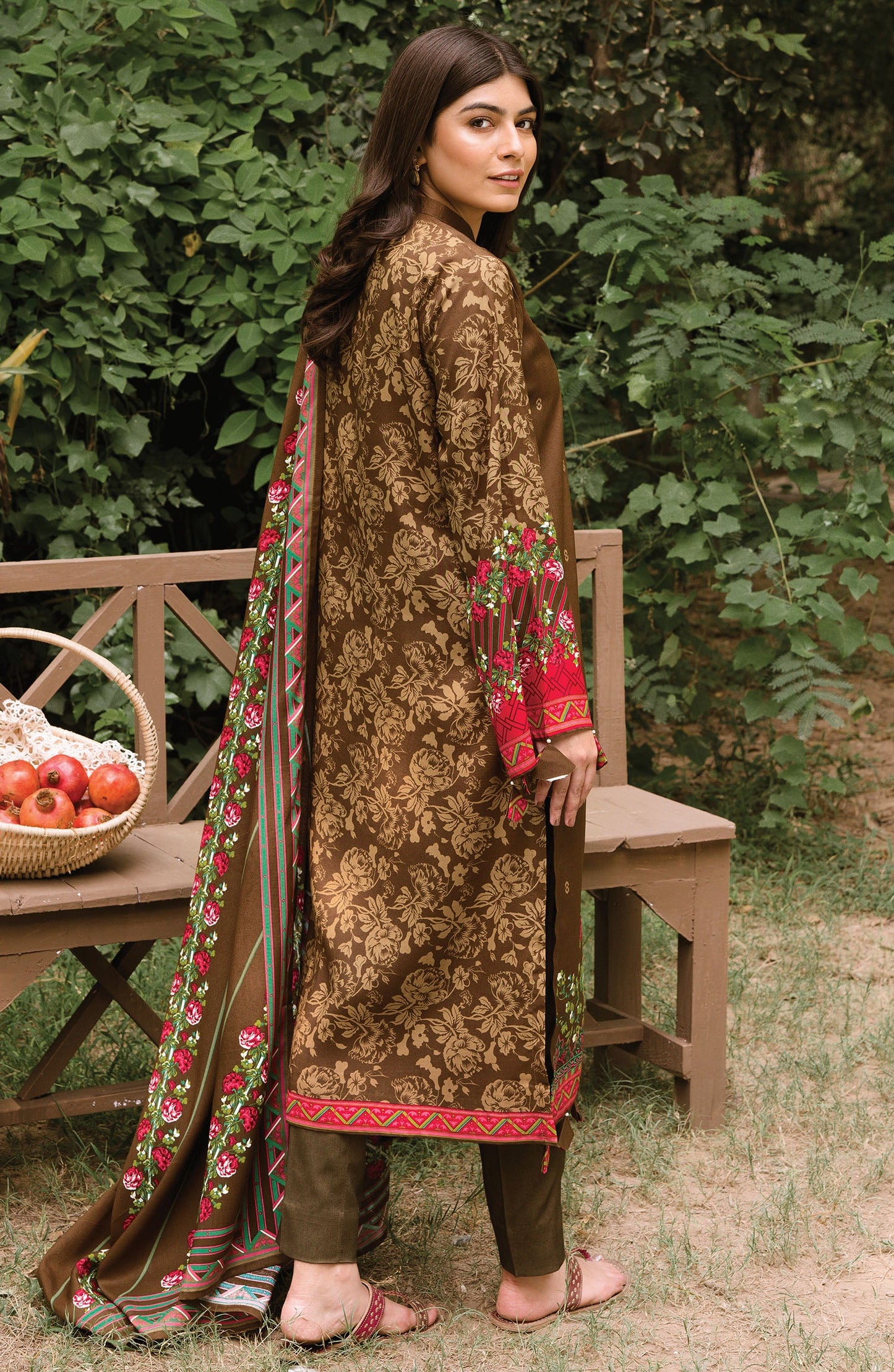 Orient - Unstitched 3 Piece Embroidered Linen Suit