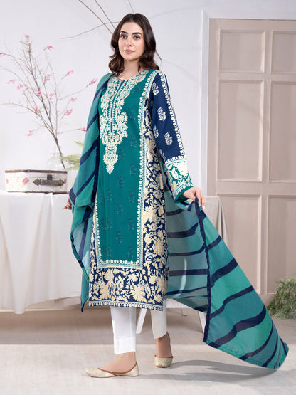 2 Piece Khaddar Suit-Paste Print(Unstitched)