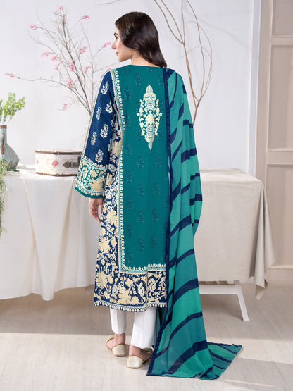 2 Piece Khaddar Suit-Paste Print(Unstitched)