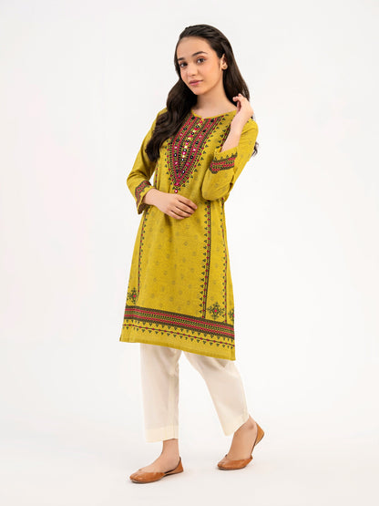 Khaddar Shirt-Embroidered