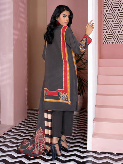 3 Piece Khaddar Suit-Printed (Unstitched)