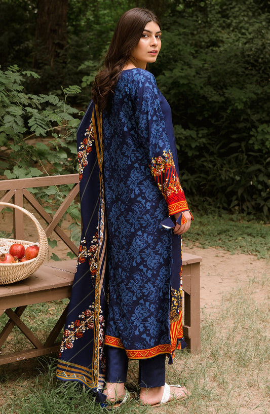 Orient - Unstitched 3 Piece Embroidered Linen Suit