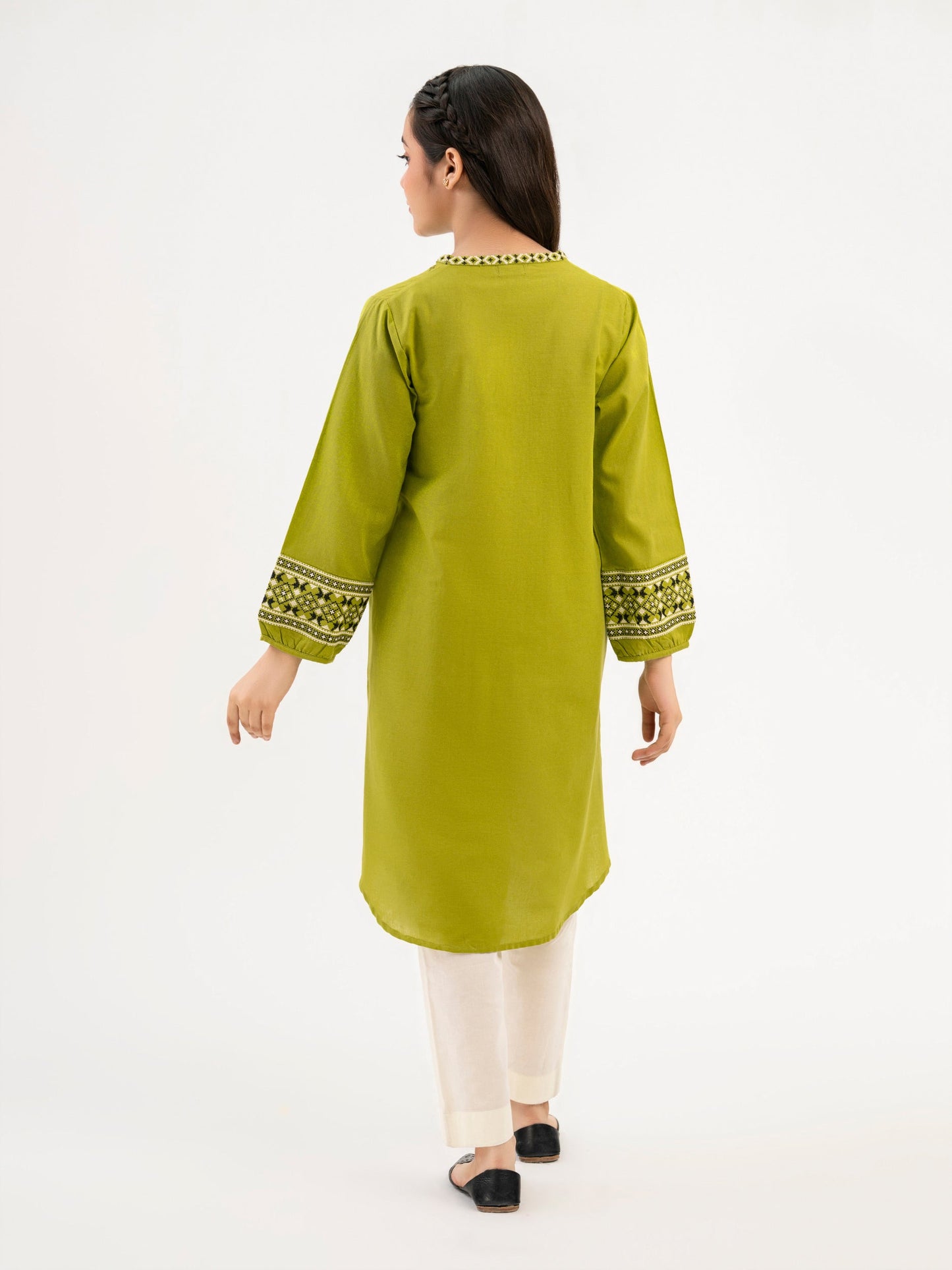 Khaddar Shirt-Embroidered