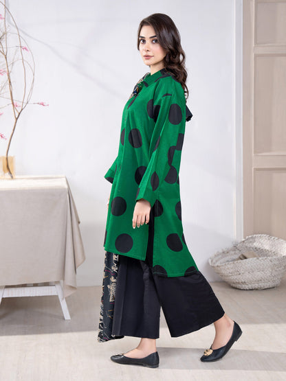 2 Piece Khaddar Suit-Printed (Unstitched)