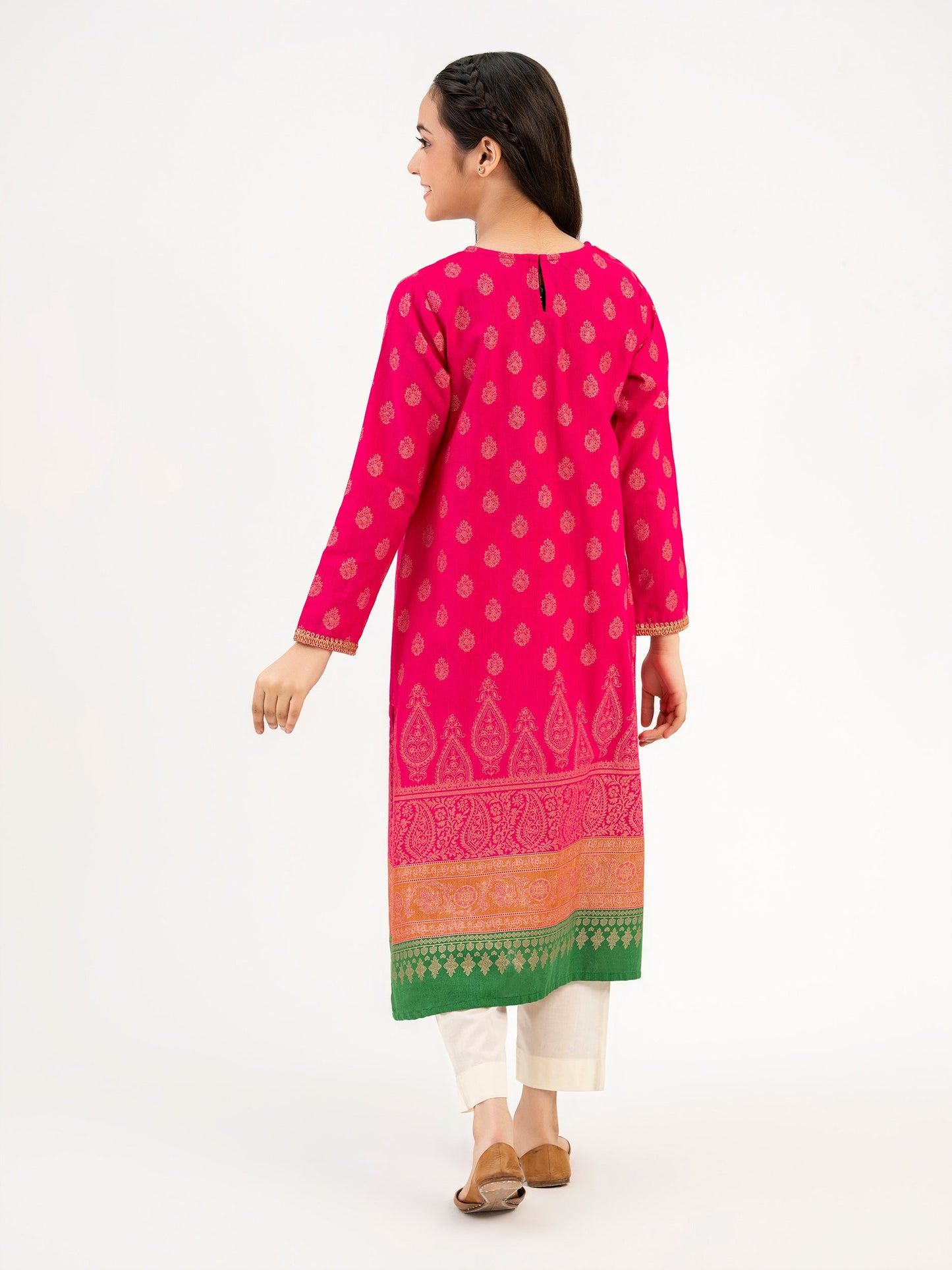 Khaddar Shirt-Embroidered