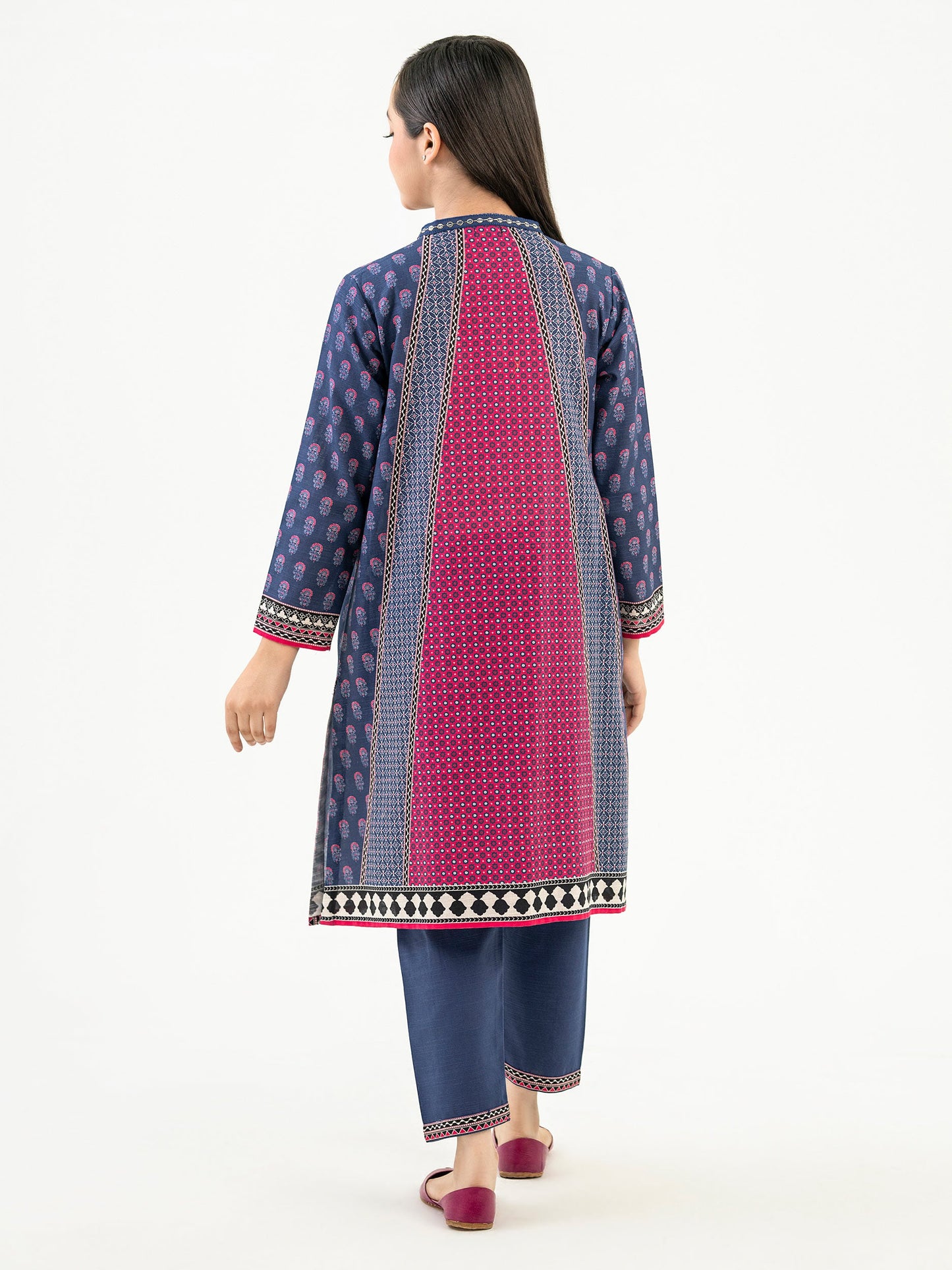 2 Piece Khaddar Suit-Printed(Pret)