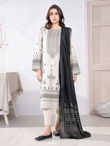 3 Piece Khaddar Suit-Printed(Unstitched)