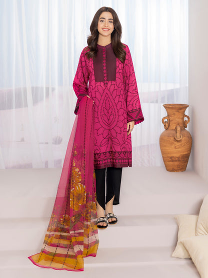 Limelight - 2 Piece Jacquard Suit-Printed (Unstitched)