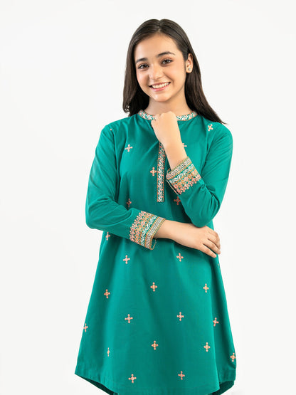 2 Piece Winter Cotton Suit-Embroidered (Pret)