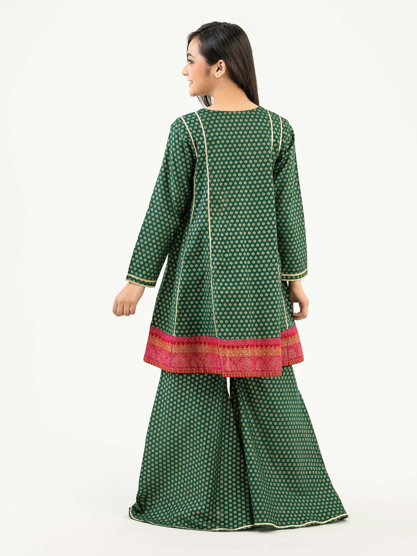 2 Piece Khaddar Suit-Paste Print (Pret)