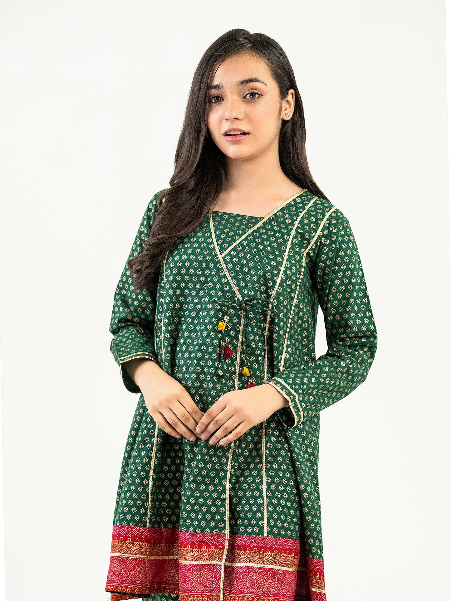 2 Piece Khaddar Suit-Paste Print (Pret)