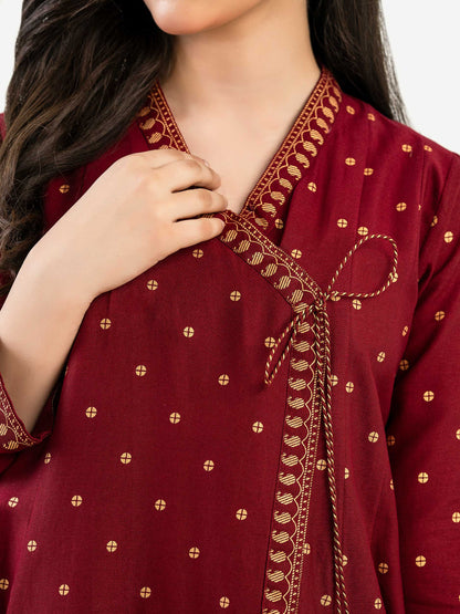 Khaddar Shirt-Paste Print (Pret)