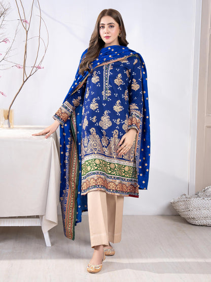 2 Piece Khaddar Suit-Paste Print(Unstitched)