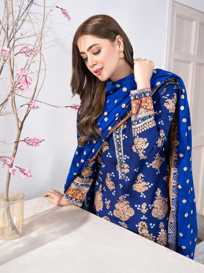 2 Piece Khaddar Suit-Paste Print(Unstitched)