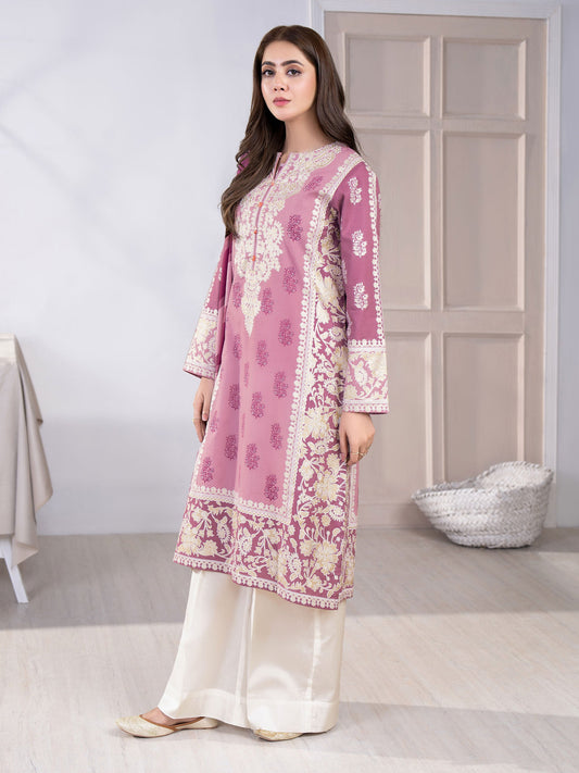 2 Piece Khaddar Suit-Paste Print(Unstitched)