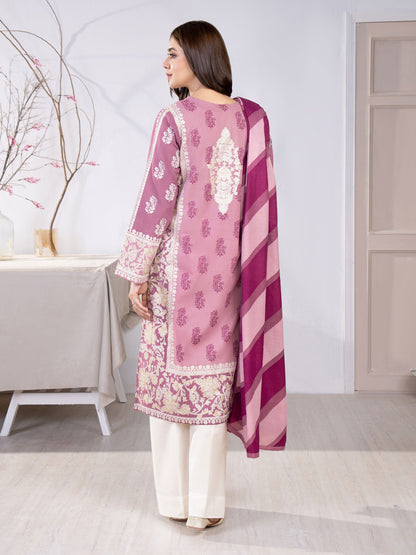 2 Piece Khaddar Suit-Paste Print(Unstitched)