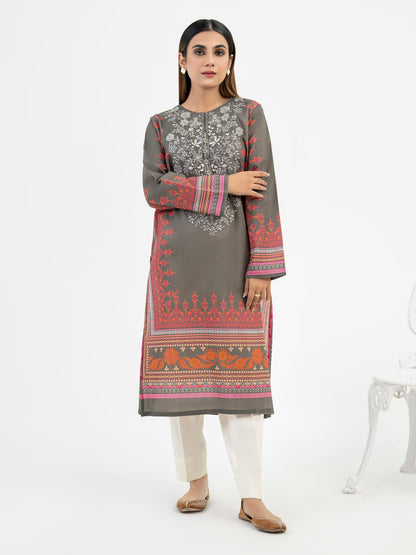 Khaddar Shirt-Embroidered (Pret)