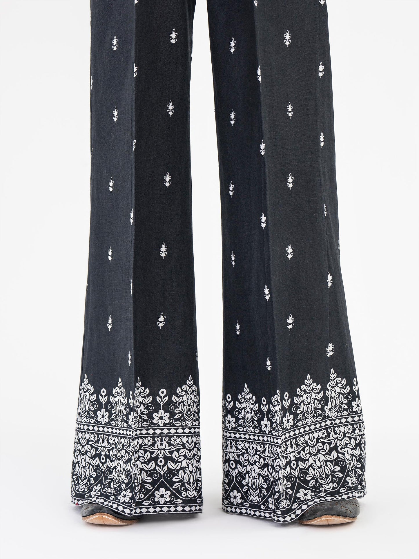 Printed Khaddar Trouser(Pret)