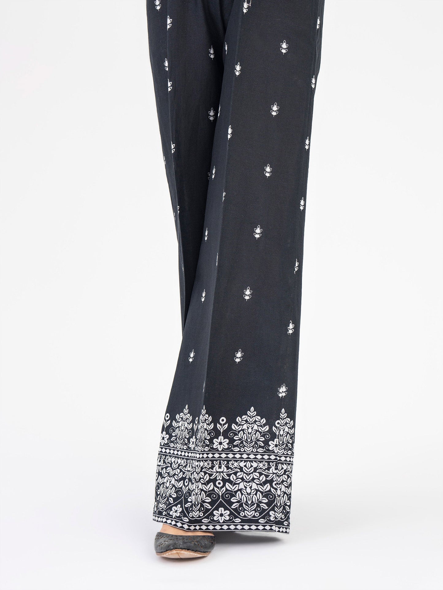 Printed Khaddar Trouser(Pret)