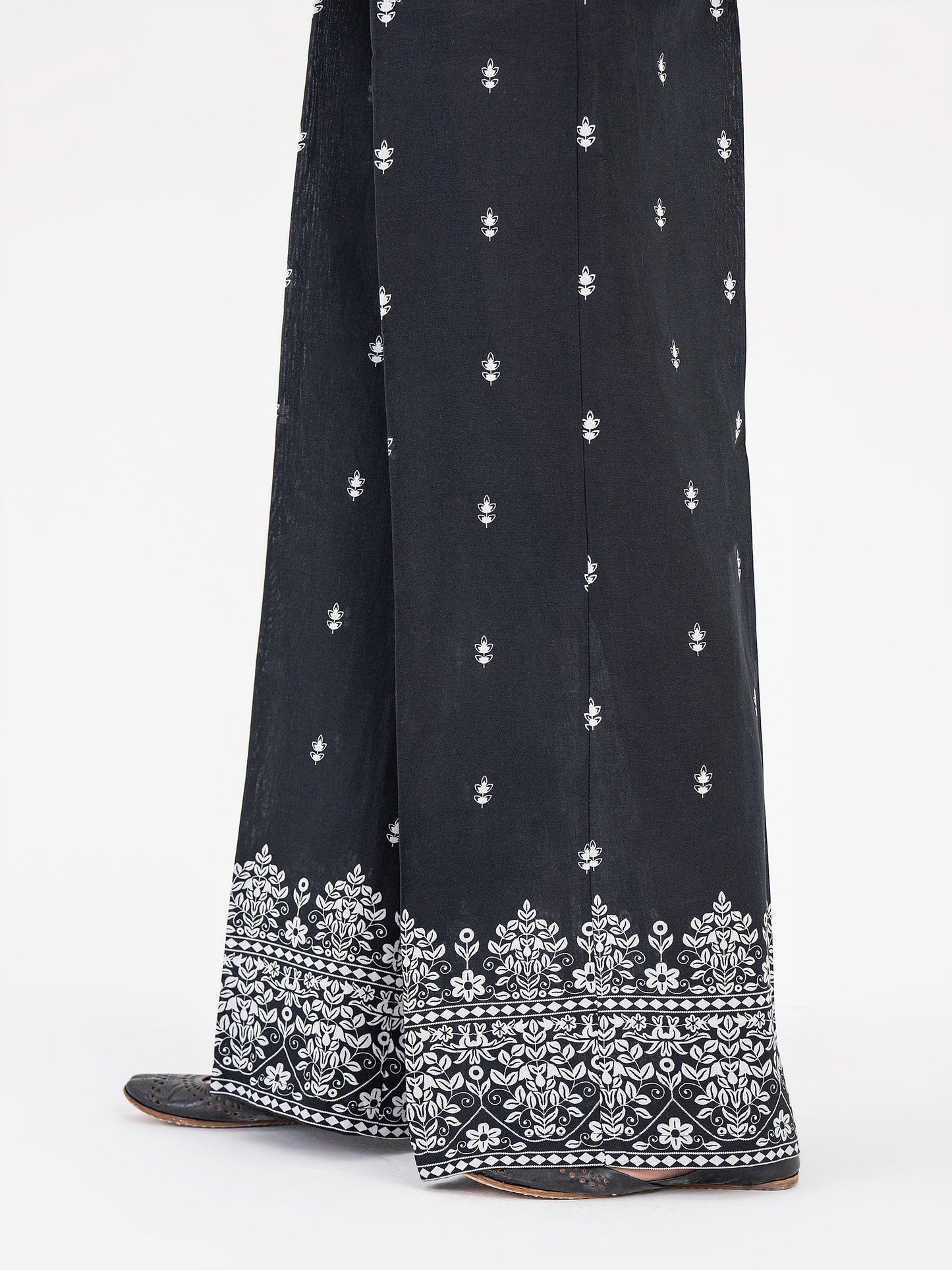 Printed Khaddar Trouser(Pret)