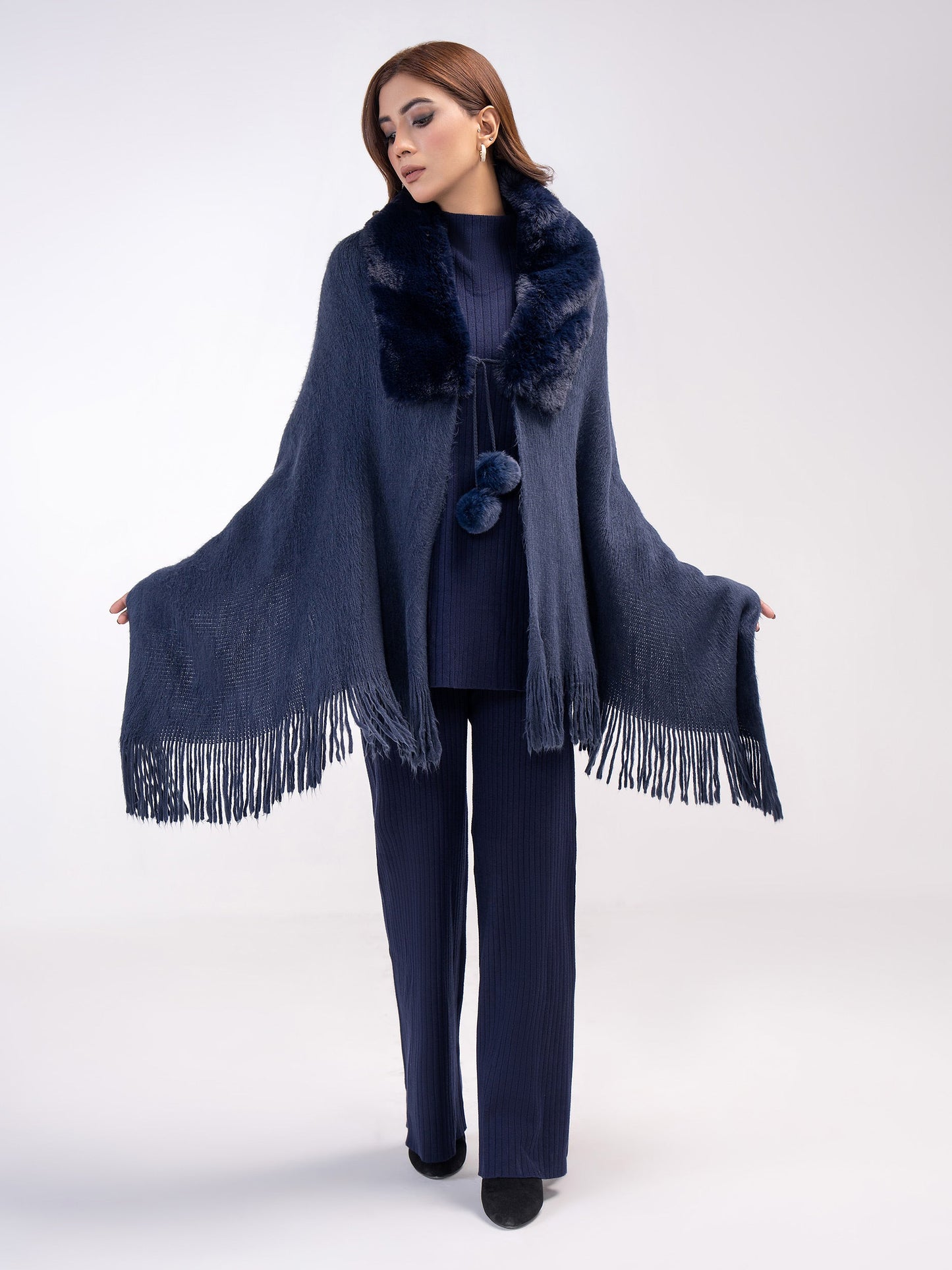 Woolen Cape Shawl