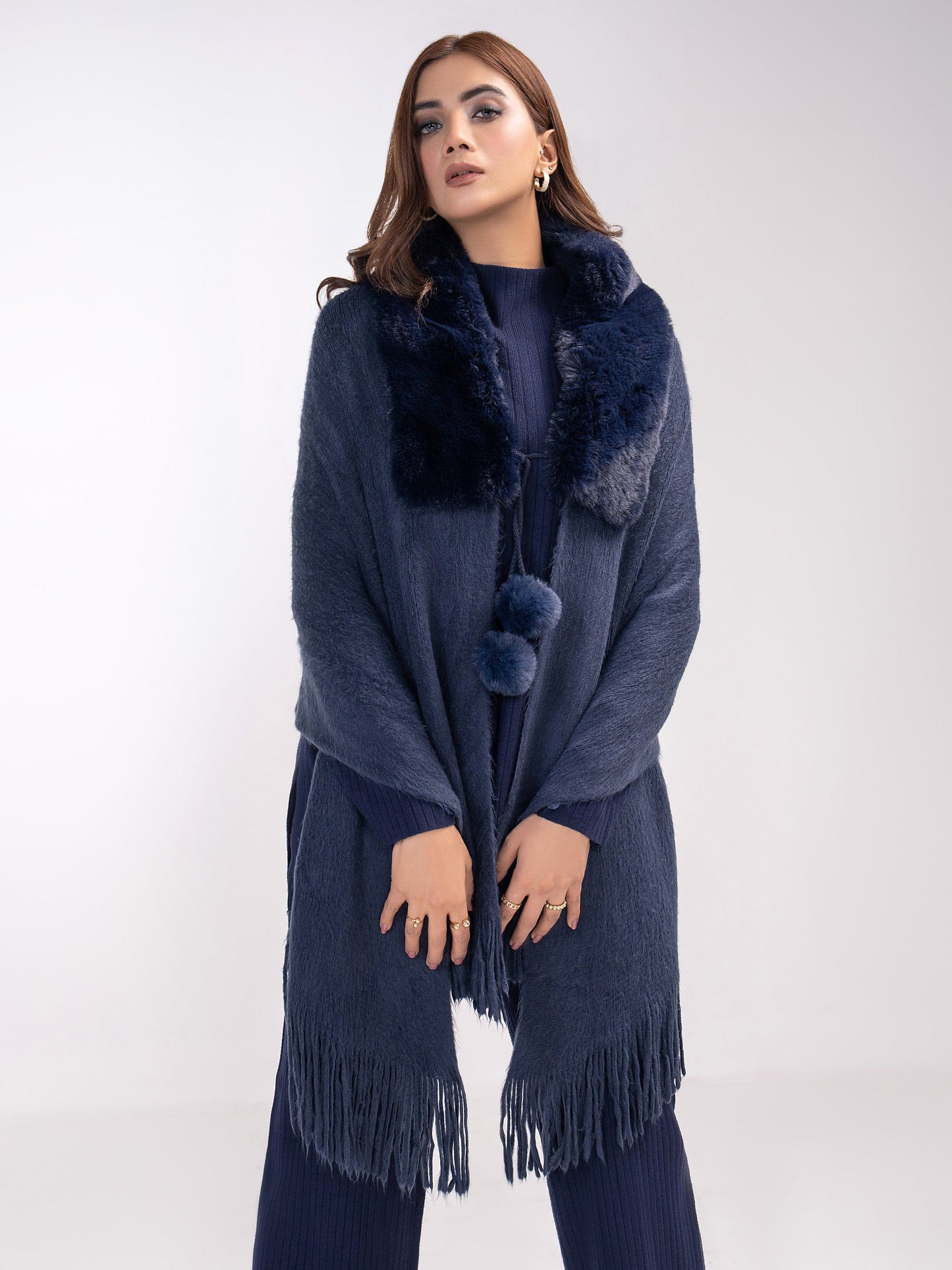 Woolen Cape Shawl