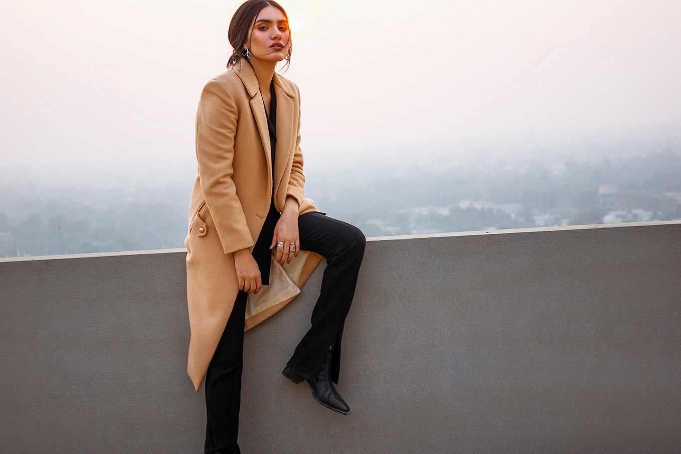 Chaos - Cremè De Le Cremè  - Beige Cream Wool Coat