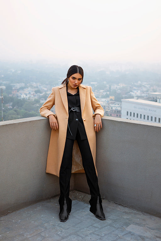 Chaos - Cremè De Le Cremè  - Beige Cream Wool Coat