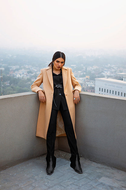 Chaos - Cremè De Le Cremè  - Beige Cream Wool Coat