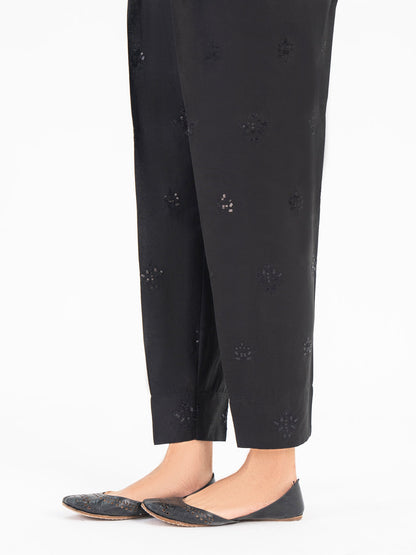 Embroidered Winter Cotton Trouser(Pret)