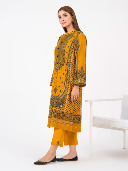 2 Piece Khaddar Suit-Printed(Pret)