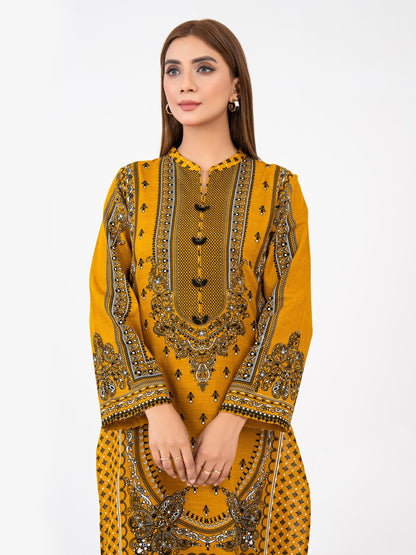 2 Piece Khaddar Suit-Printed(Pret)