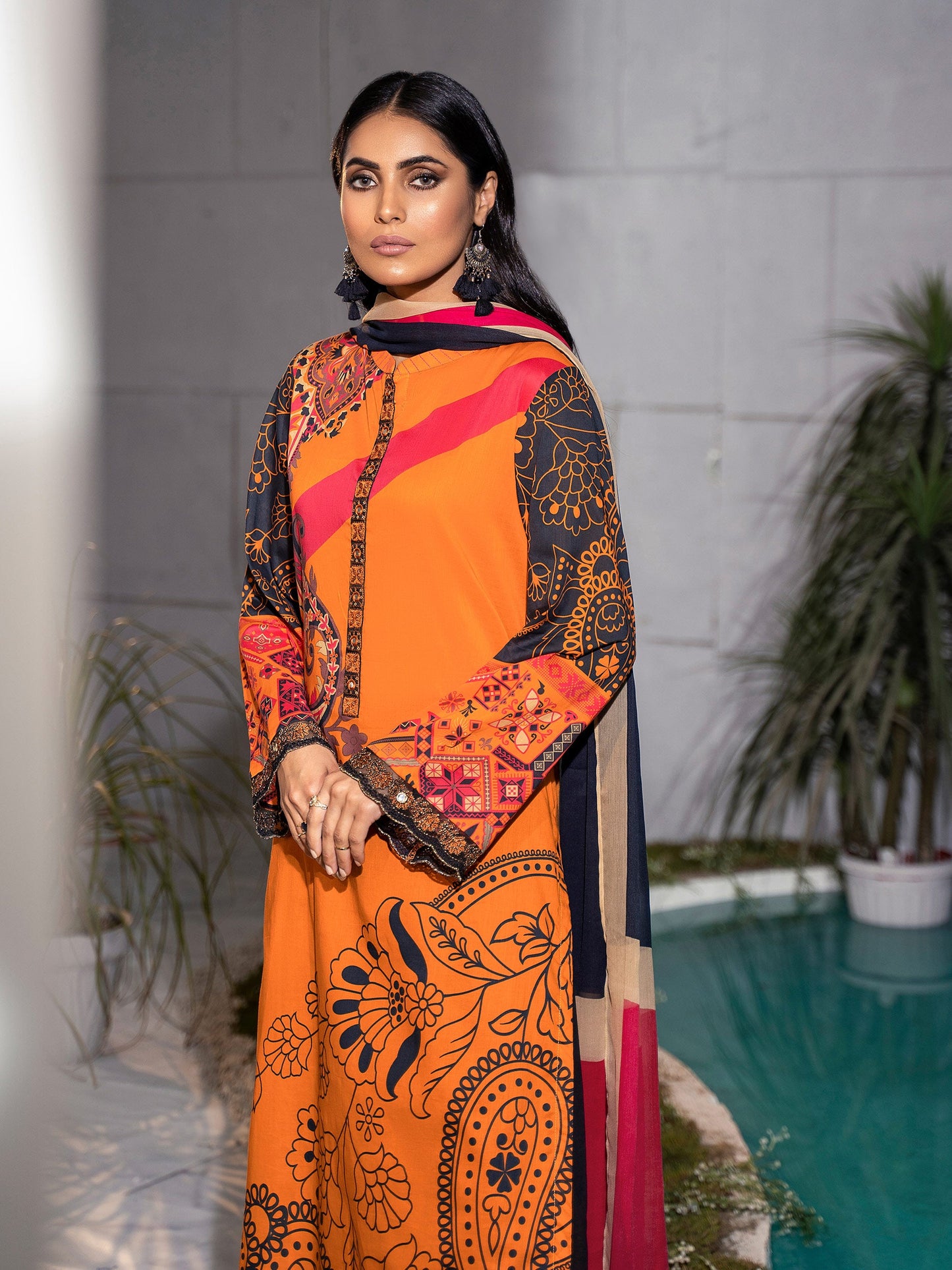 Limelight - 2 Piece Lawn Suit-Embroidered (Unstitched)