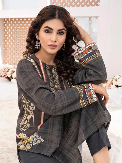 2 Piece Embroidered Khaddar Suit