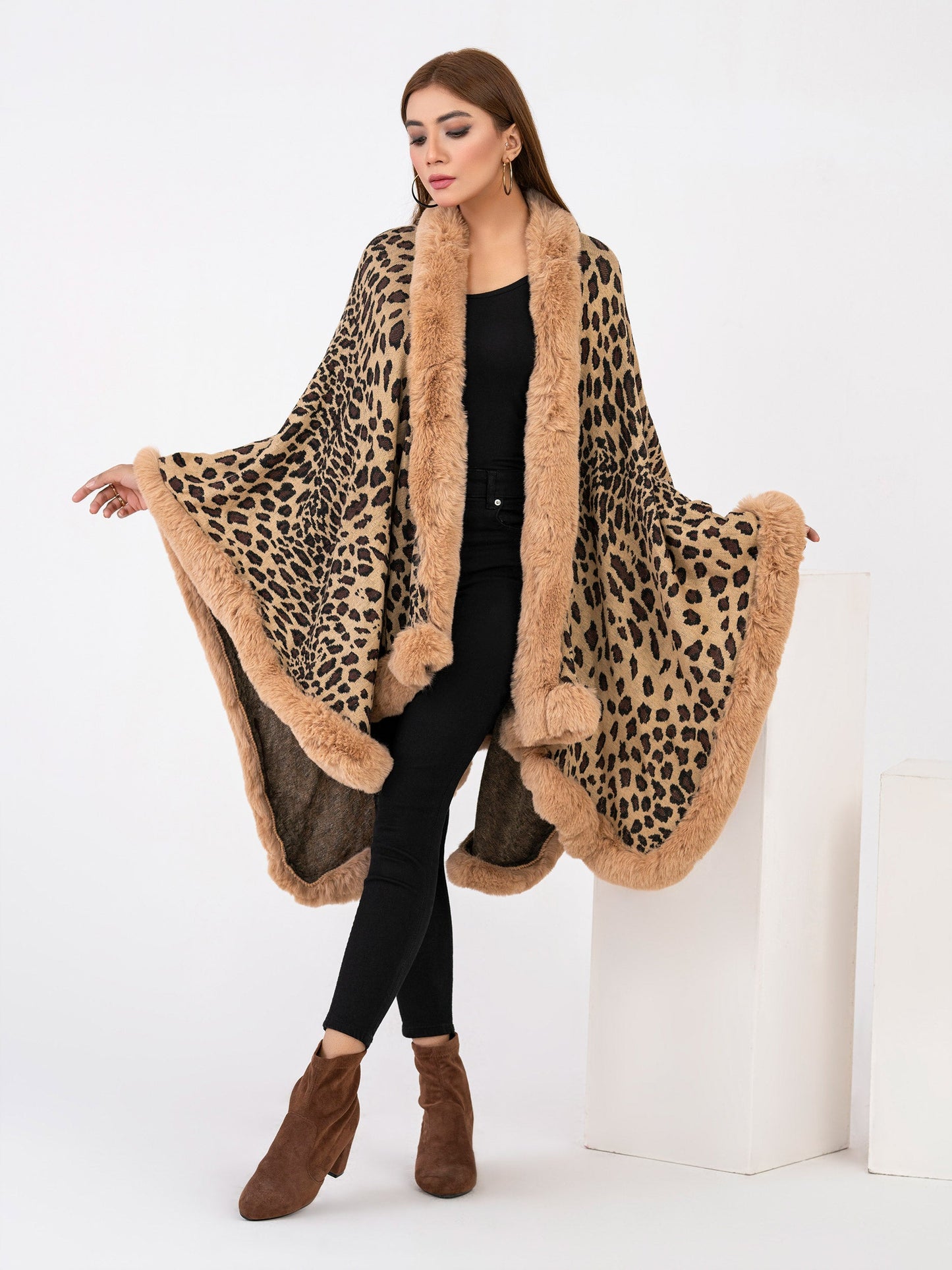 Fur Cape Shawl