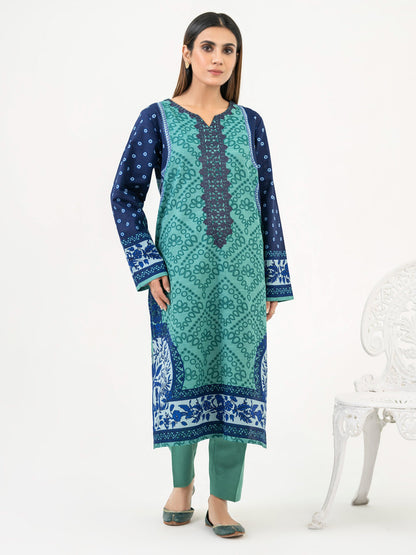 2 Piece Khaddar Suit-Embroidered(Pret)