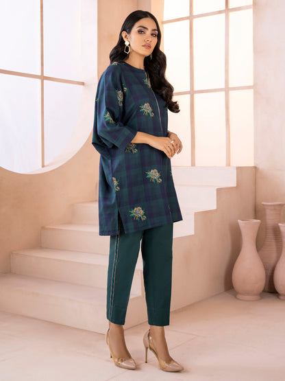 2 Piece Embroidered Yarn Dyed Suit