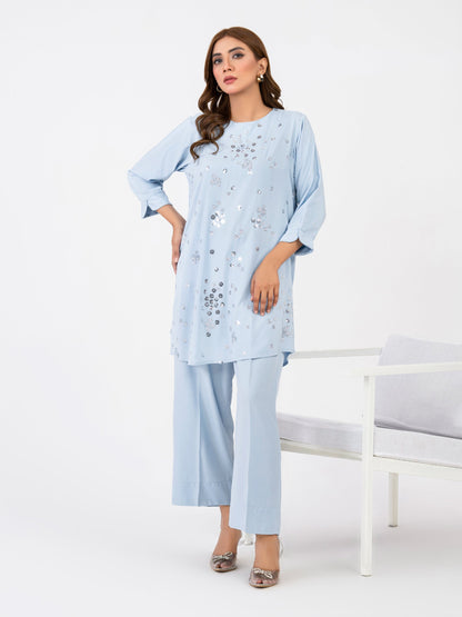 Limelight - Viscose Co-ord Set-Embroidered(Pret)