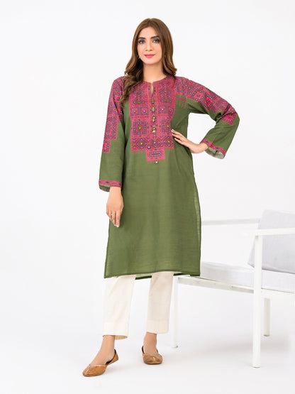 Khaddar Shirt-Embroidered(Pret)