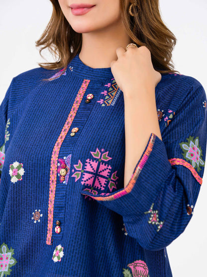 Limelight - Khaddar Shirt-Embroidered(Pret)